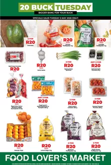 Food Lover's Market catalogue | EC - R20 Buck Tuesday - 5 May 2026 | 2026-05-04T00:00:00.000Z - 2026-05-05T00:00:00.000Z
