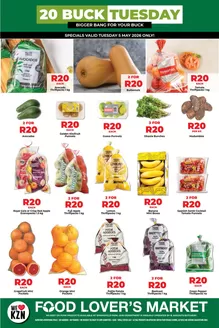 Food Lover's Market catalogue | KZN - R20 Buck Tuesday - 5 May 2026 | 2026-05-04T00:00:00.000Z - 2026-05-05T00:00:00.000Z
