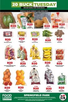 Food Lover's Market catalogue | Springfield - R20 Buck Tuesday - 5 May 2026 | 2026-05-03T00:00:00.000Z - 2026-05-05T00:00:00.000Z