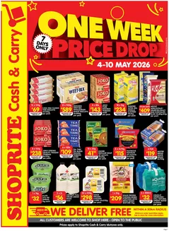 Shoprite catalogue in Alice | Shoprite Cash Carry One Week Price Drop Idutywa 4 May - 10 May | 2026-05-04T00:00:00.000Z - 2026-05-10T00:00:00.000Z