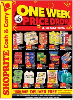 Shoprite catalogue in Alice | Top offers for all bargain hunters | 2026-05-04T00:00:00.000Z - 2026-05-10T00:00:00.000Z