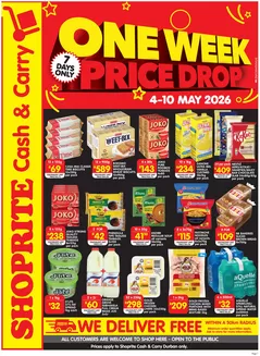 Shoprite catalogue in Alice | Shoprite Cash Carry One Week Price Durban - 4 to 10 May | 2026-05-04T00:00:00.000Z - 2026-05-10T00:00:00.000Z