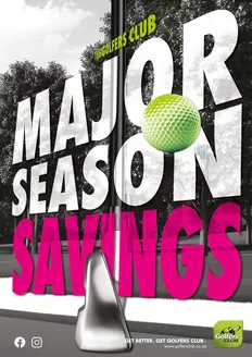 The Golfers Club catalogue | Major Season Savings | 2026-05-06T00:00:00.000Z - 2026-05-31T00:00:00.000Z