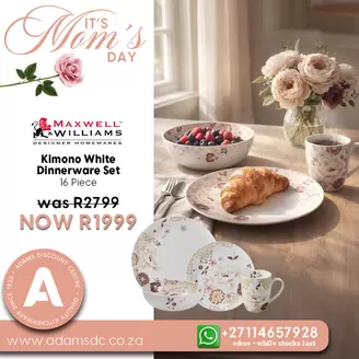 Adams Discount Centre catalogue | It's Mom's Day | 2026-05-06T00:00:00.000Z - 2026-05-20T00:00:00.000Z