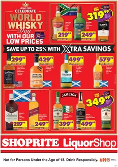 Shoprite LiquorShop catalogue | Shoprite LiquorShop World Whisky Day | 2026-05-08T00:00:00.000Z - 2026-05-17T00:00:00.000Z