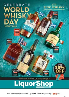 Checkers Liquor Shop catalogue | Checkers LiquorShop World Whisky Day Promotion 8 May | 2026-05-07T00:00:00.000Z - 2026-05-17T00:00:00.000Z
