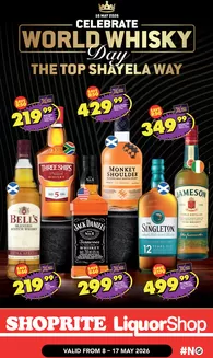 Shoprite LiquorShop catalogue | Shoprite LiquorShop World Whisky Day - 8 to 14 May | 2026-05-08T00:00:00.000Z - 2026-05-17T00:00:00.000Z