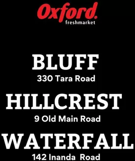 Oxford Freshmarket catalogue | Discover attractive offers | 2026-05-10T00:00:00.000Z - 2026-05-24T00:00:00.000Z
