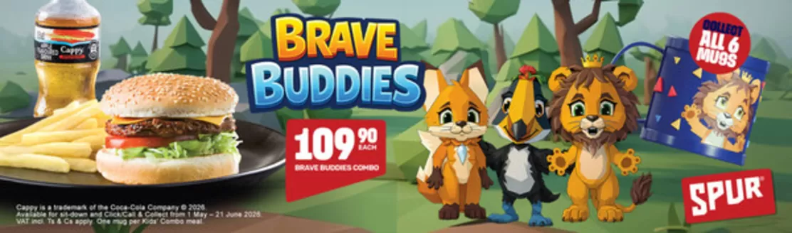 Spur catalogue | Brave Buddies | 2026-05-11T00:00:00.000Z - 2026-06-21T00:00:00.000Z