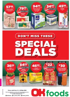 OK Foods catalogue in Clocolan | Exclusive deals for our customers | 2026-05-13T00:00:00.000Z - 2026-05-24T00:00:00.000Z