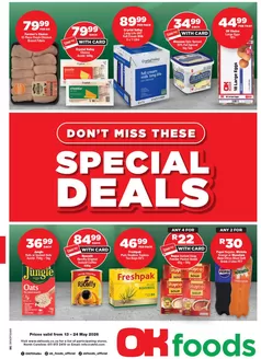 OK Foods catalogue in Clocolan | New offers to discover | 2026-05-13T00:00:00.000Z - 2026-05-24T00:00:00.000Z