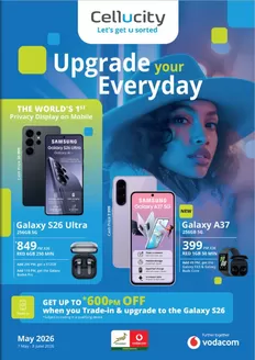 Cellucity catalogue | Upgrade Your Everyday | 2026-05-14T00:00:00.000Z - 2026-06-08T00:00:00.000Z