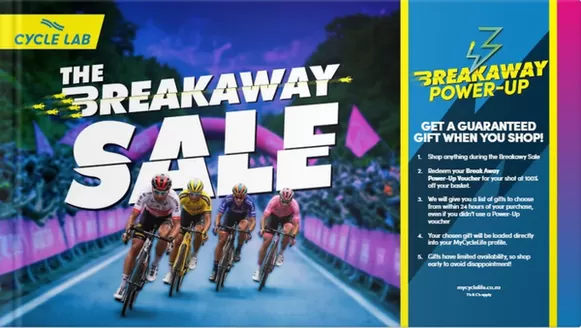 Cycle Lab catalogue | The Breakaway Sale | 2026-05-14T00:00:00.000Z - 2026-08-31T00:00:00.000Z