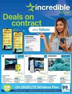 Incredible Connection catalogue | Deals On Contract With Telkom | 2026-05-14T00:00:00.000Z - 2026-05-31T00:00:00.000Z