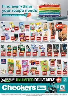 Checkers catalogue | Checkers Baking Promotion 18 May | 2026-05-17T00:00:00.000Z - 2026-06-07T00:00:00.000Z