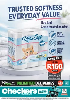 Checkers Hyper catalogue in White River | Checkers Kitten Soft Promotion | 2026-05-17T00:00:00.000Z - 2026-05-31T00:00:00.000Z
