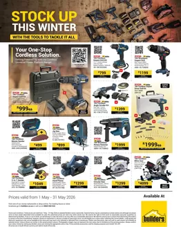 Builders catalogue | Builders : Ryobi | 2026-05-01T00:00:00.000Z - 2026-05-31T00:00:00.000Z
