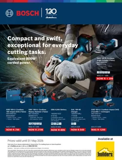 Builders catalogue | Builders : Bosch | 2026-05-21T00:00:00.000Z - 2026-05-31T00:00:00.000Z