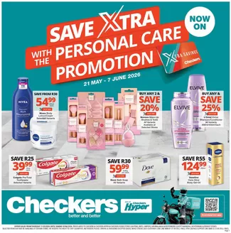 Checkers catalogue in Lephalale | Checkers Personal Care Promotion Gauteng | 2026-05-20T00:00:00.000Z - 2026-06-07T00:00:00.000Z