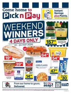 Pick n Pay catalogue | Pick n Pay Weekend Specials | 2026-05-21T00:00:00.000Z - 2026-05-24T00:00:00.000Z