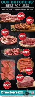 Checkers Hyper catalogue | Checkers Butchery Promotion 22 May | 2026-05-21T00:00:00.000Z - 2026-05-31T00:00:00.000Z