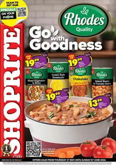 Shoprite catalogue in Kempton Park | Shoprite Rhodes Savings Eastern Cape 21 May - 7 June | 2026-05-21T00:00:00.000Z - 2026-06-07T00:00:00.000Z
