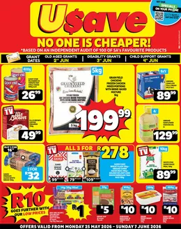 Usave catalogue | Znusavepricesavings25may07jun2026 | 2026-05-25T00:00:00.000Z - 2026-06-07T00:00:00.000Z