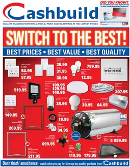 Cashbuild catalogue | Top deals for all customers | 2026-05-25T00:00:00.000Z - 2026-06-08T00:00:00.000Z