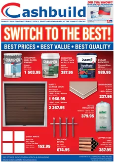 Cashbuild catalogue | Exclusive bargains | 2026-05-25T00:00:00.000Z - 2026-06-08T00:00:00.000Z