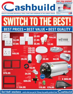 Cashbuild catalogue | Offers for bargain hunters | 2026-05-25T00:00:00.000Z - 2026-06-08T00:00:00.000Z