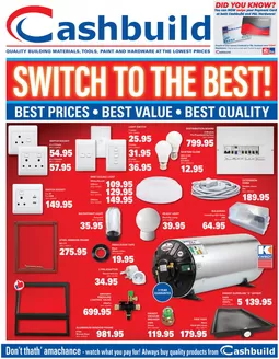 Cashbuild catalogue in Hartbeespoort | Our best offers for you | 2026-05-25T00:00:00.000Z - 2026-06-08T00:00:00.000Z