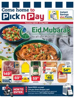 Pick n Pay catalogue in Stutterheim | Eid Specials | 2026-05-25T00:00:00.000Z - 2026-05-31T00:00:00.000Z