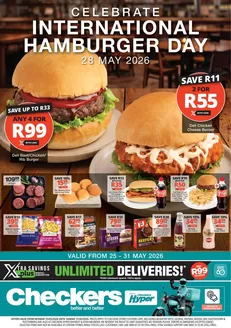 Checkers catalogue | Checkers Hamburger Day Promotion 25 May | 2026-05-24T00:00:00.000Z - 2026-05-31T00:00:00.000Z