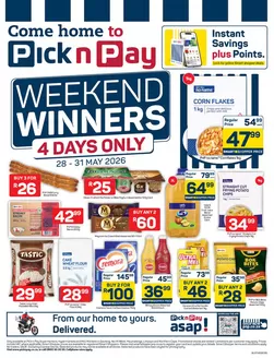 Pick n Pay catalogue | Pick n Pay Weekend Specials | 2026-05-28T00:00:00.000Z - 2026-05-31T00:00:00.000Z
