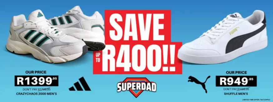 Footgear catalogue in Uitenhage | Footgear Sale | 2026-05-28T00:00:00.000Z - 2026-06-11T00:00:00.000Z