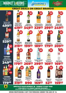 Diamond Discount Liquor catalogue in Somerset West | Great Deals On Great Brands! | 2026-05-28T00:00:00.000Z - 2026-05-31T00:00:00.000Z