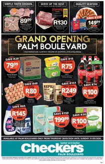 Checkers Hyper catalogue in Vanderbijlpark | Checkers Palm Boulevard Store Opening 28 May | 2026-05-27T00:00:00.000Z - 2026-05-31T00:00:00.000Z