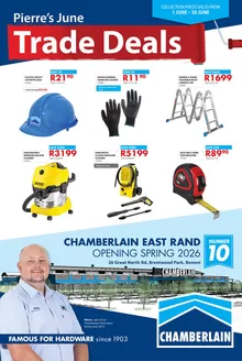 Chamberlain catalogue in Springs | Trade Deals | 2026-06-02T00:00:00.000Z - 2026-06-30T00:00:00.000Z
