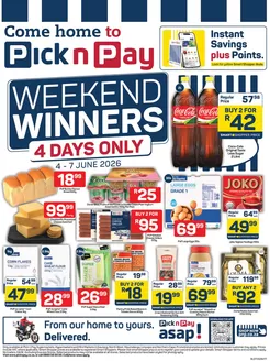 Pick n Pay catalogue in Graaff Reinet | Pick n Pay Weekend Specials | 2026-06-04T00:00:00.000Z - 2026-06-07T00:00:00.000Z