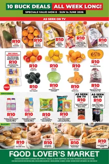 Food Lover's Market catalogue in Modjadjiskloof | 10 Buck Week - Inland - 8 - 14 June 2026 | 2026-06-07T00:00:00.000Z - 2026-06-14T00:00:00.000Z