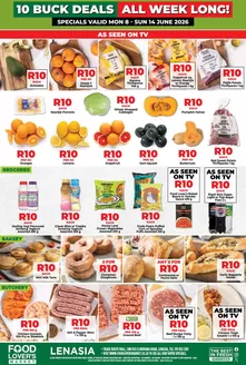 Food Lover's Market catalogue in Modjadjiskloof | 10 Buck Week - Lenasia - 8 - 14 June 2026 | 2026-06-07T00:00:00.000Z - 2026-06-14T00:00:00.000Z