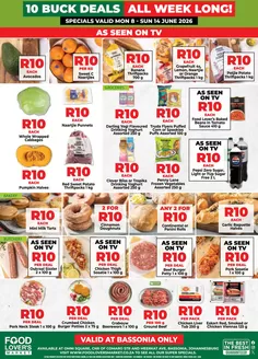Food Lover's Market catalogue in Modjadjiskloof | Bassonia - 8 - 14 June 2026 | 2026-06-07T00:00:00.000Z - 2026-06-14T00:00:00.000Z