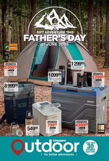 Checkers catalogue in Bredasdorp | Checkers Outdoor Father's Day Promotion 8 June -21 June | 2026-06-07T00:00:00.000Z - 2026-06-21T00:00:00.000Z
