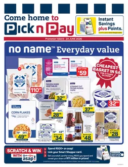 Pick n Pay catalogue in Bredasdorp | Pick n Pay No Name Specials | 2026-06-08T00:00:00.000Z - 2026-06-24T00:00:00.000Z