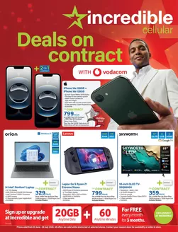Incredible Connection catalogue | Deals On Contract With Vodacom | 2026-06-10T00:00:00.000Z - 2026-07-06T00:00:00.000Z