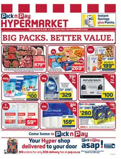 Pick n Pay Hypermarket catalogue | Hypermarket Bulk Specials | 2026-06-15T00:00:00.000Z - 2026-07-06T00:00:00.000Z