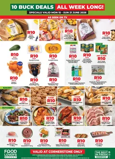 Food Lover's Market catalogue | Cornerstone - 15 - 21 June 2026 | 2026-06-14T00:00:00.000Z - 2026-06-21T00:00:00.000Z