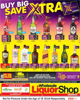 Shoprite LiquorShop catalogue in Worcester | Buy Big Save Xtra | 2026-06-16T00:00:00.000Z - 2026-06-21T00:00:00.000Z