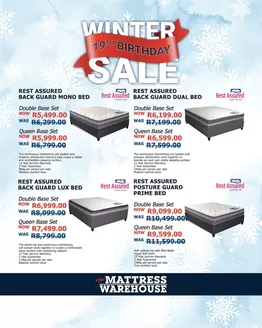 The Mattress Warehouse catalogue in Crossroads | 19th Birthday Winter Sale | 2026-06-17T00:00:00.000Z - 2026-06-30T00:00:00.000Z