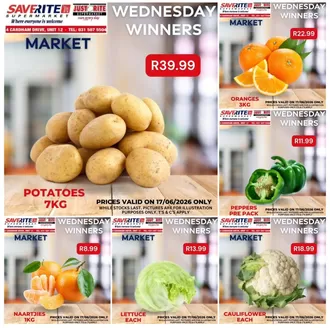 Saverite catalogue in Mount Frere | Wednesday Winners | 2026-06-17T00:00:00.000Z - 2026-06-17T00:00:00.000Z
